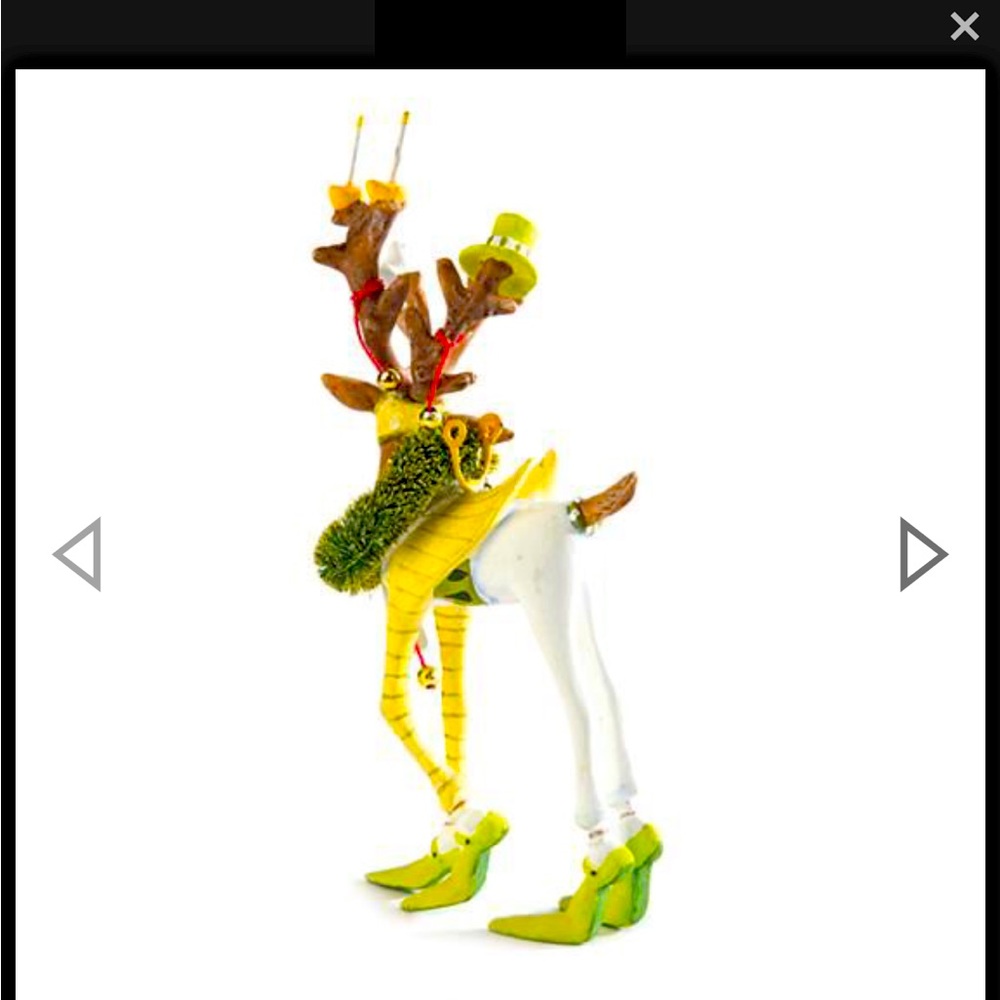 Patience Brewster Dash Away Prancer Mini Ornament